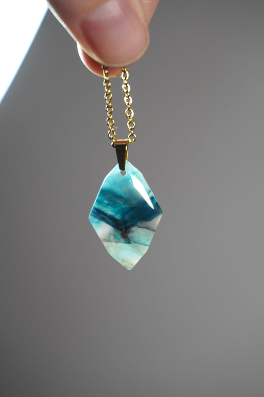 Blue Stone Necklace 1