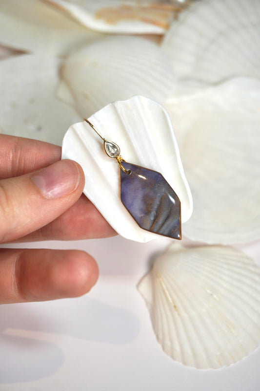 Violet small gemstone