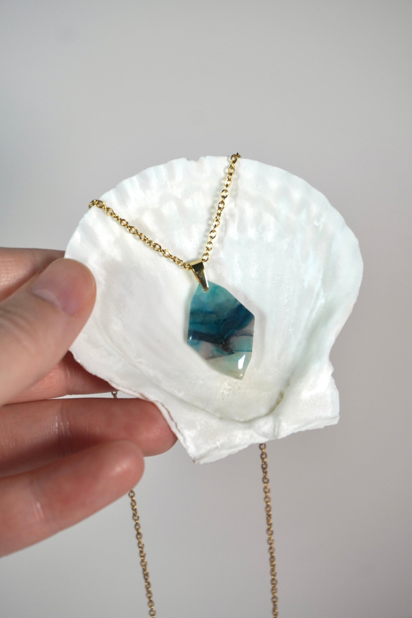 Blue Stone Necklace 1