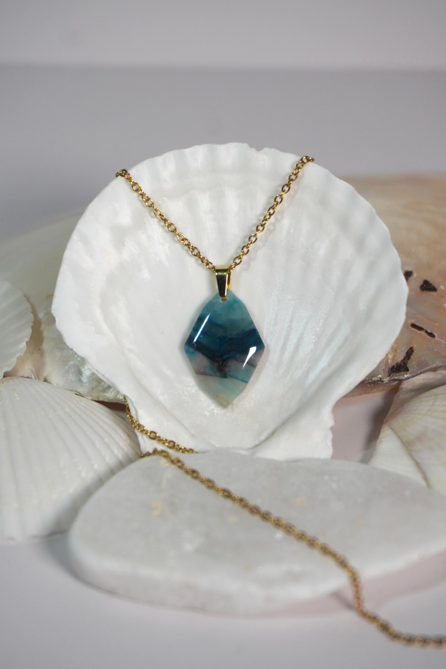 Blue Stone Necklace 1
