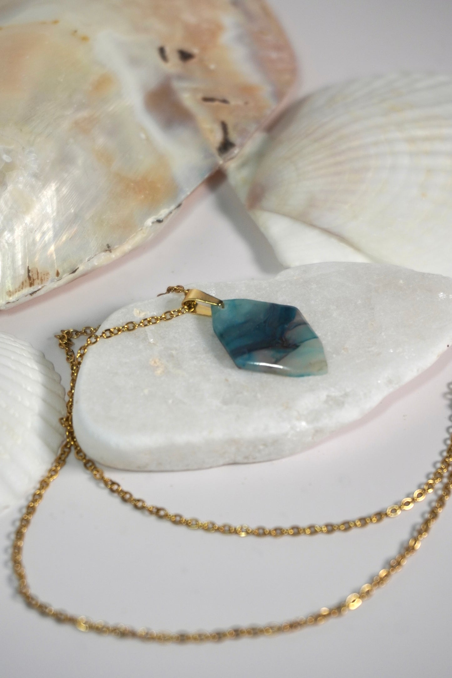 Blue Stone Necklace 1