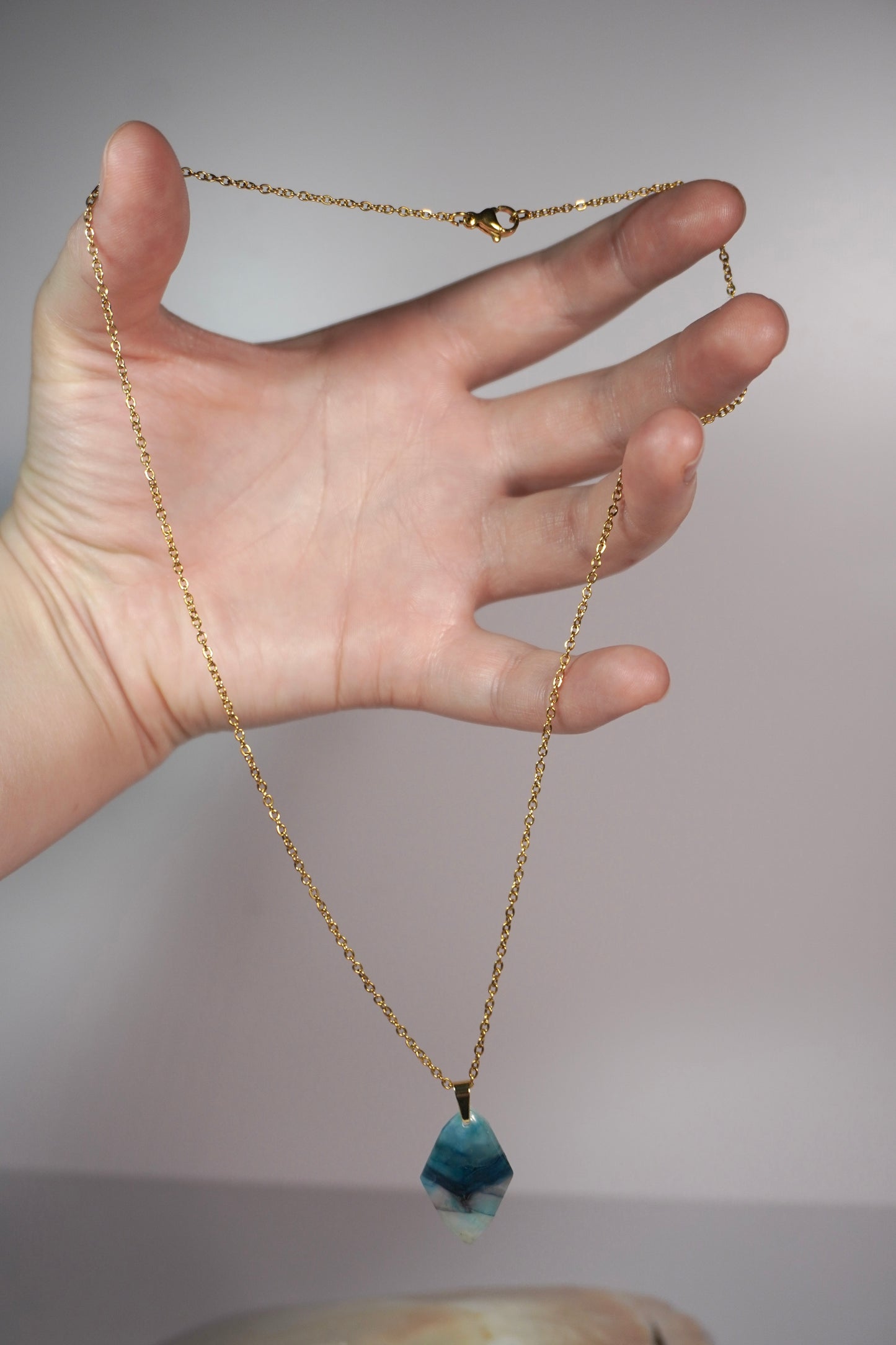 Blue Stone Necklace 1