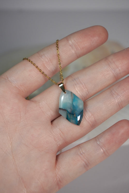 Blue Stone Necklace 2