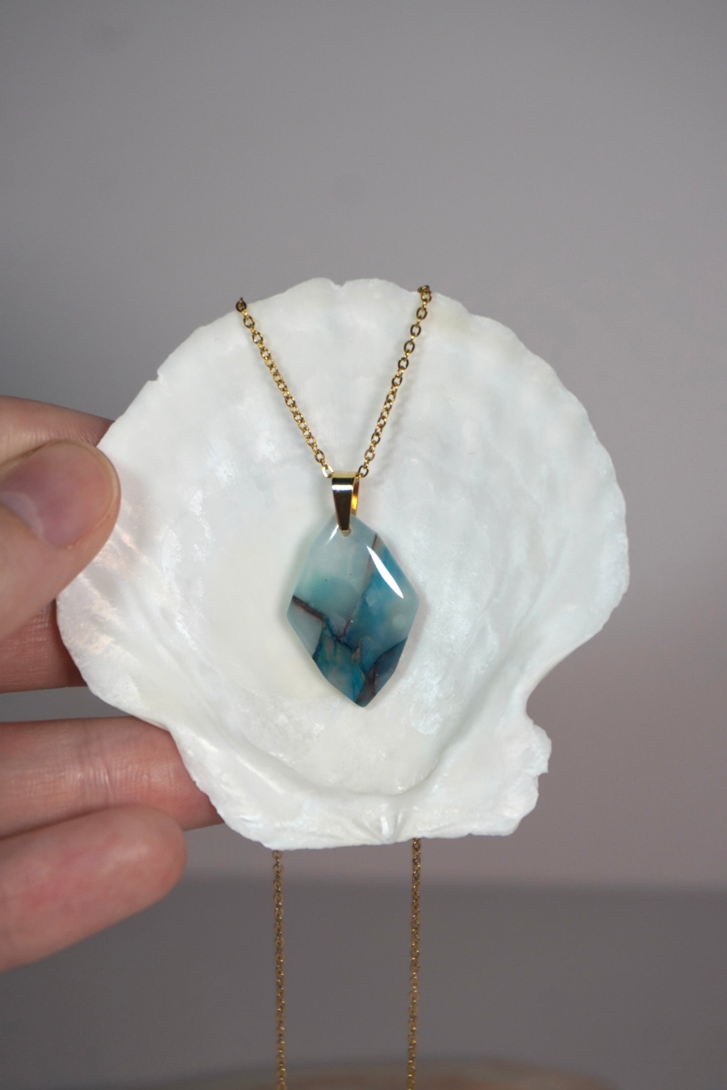Blue Stone Necklace 2