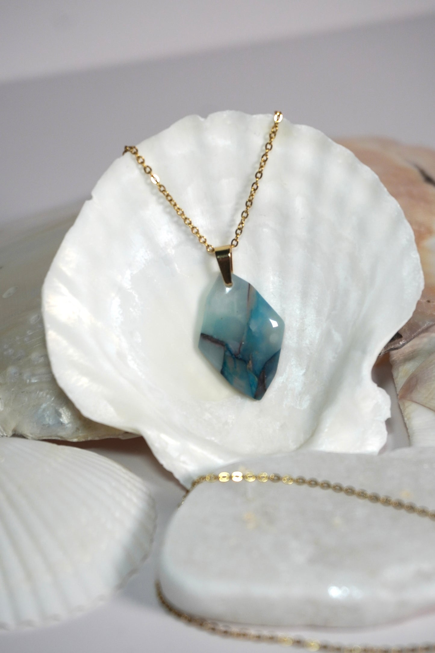 Blue Stone Necklace 2