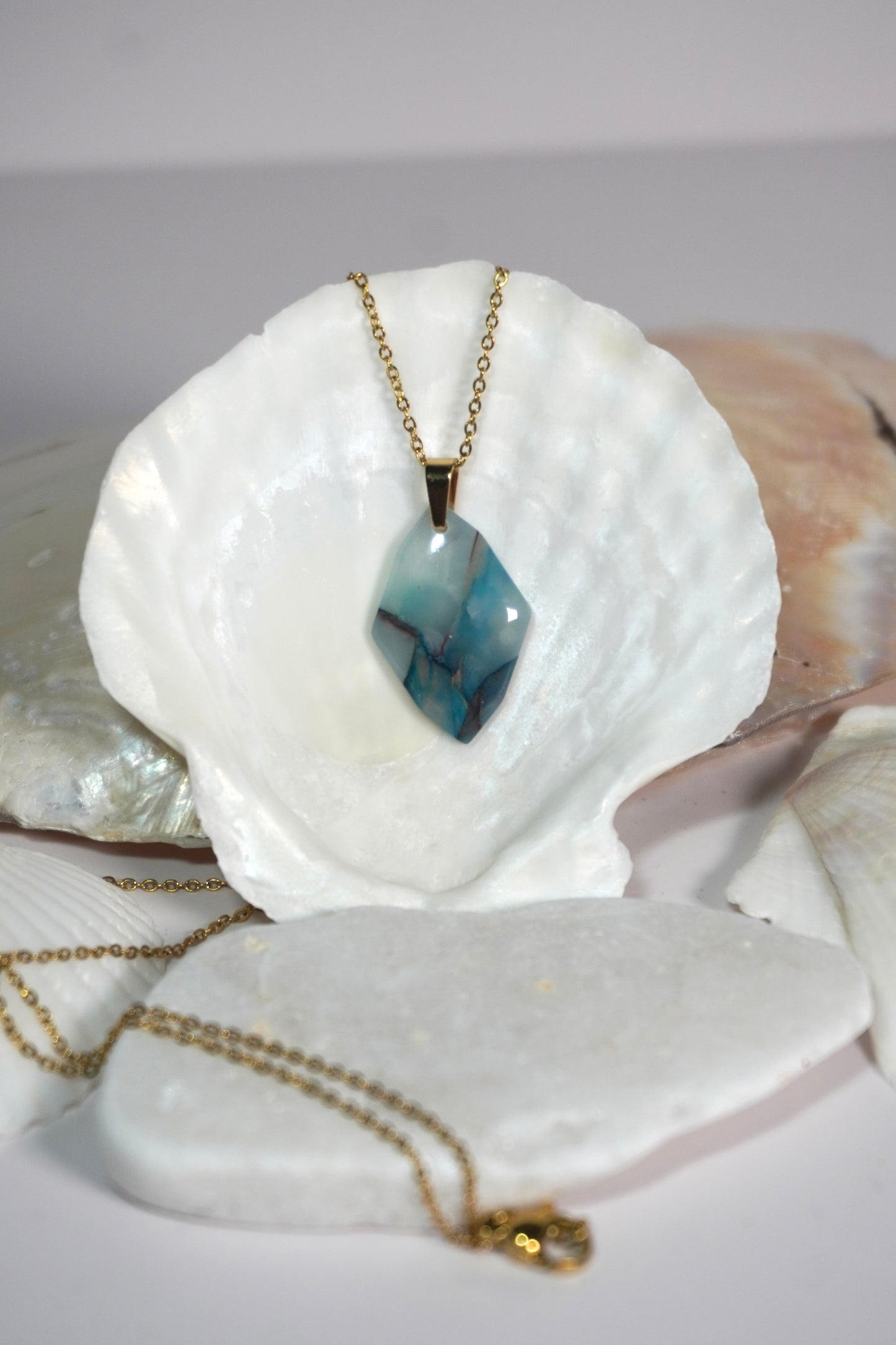 Blue Stone Necklace 2