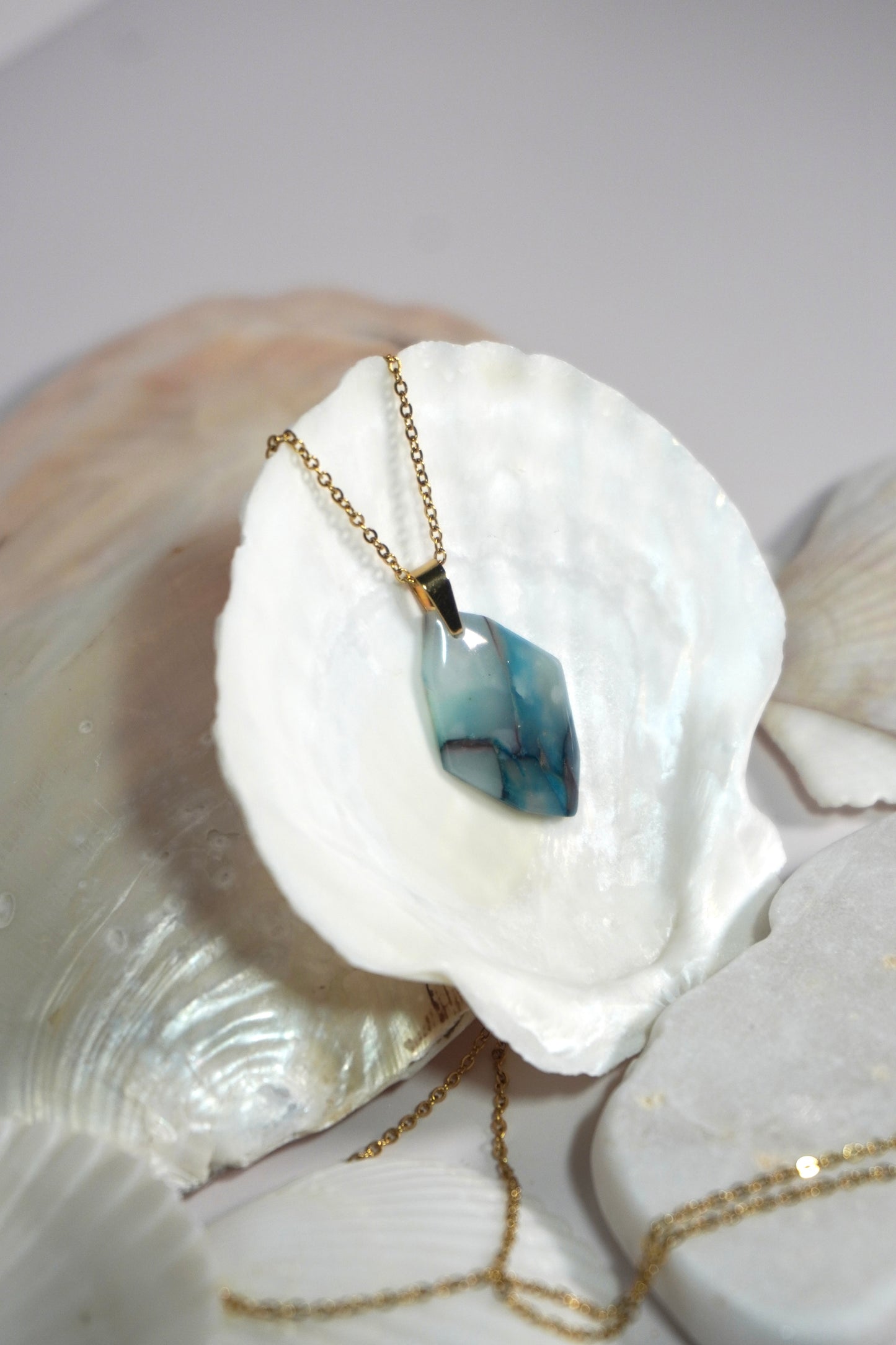 Blue Stone Necklace 2