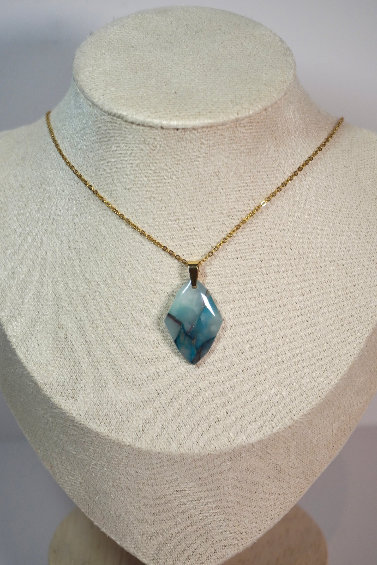 Blue Stone Necklace 2