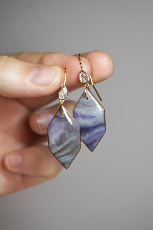 Violet small gemstone